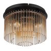 Illuminazione Globo Lighting Gorley Plafoniera Cromo, Nero, 5-Luci