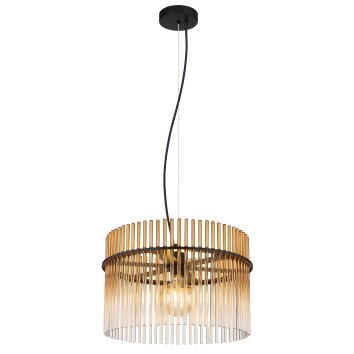 Illuminazione Globo Lighting Gorley Lampadario a sospensione Nero, 1-Luce