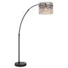 Illuminazione Globo Lighting Gorley Lampada da terra Nero, 1-Luce