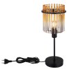 Illuminazione Globo Lighting Gorley Lampada da tavolo Nero, 1-Luce