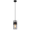 Illuminazione Globo Lighting Scarfina Lampadario a sospensione Nero, 1-Luce