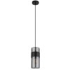 Illuminazione Globo Lighting Scarfina Lampadario a sospensione Nero, 1-Luce