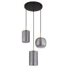 Illuminazione Globo Lighting Lampigna Lampadario a sospensione LED Ottone, Nero, 1-Luce