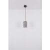 Illuminazione Globo Lighting Lampigna Lampadario a sospensione LED Ottone, Nero, 1-Luce