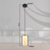 Illuminazione Globo Lighting Lampigna Lampadario a sospensione LED Ottone, Nero, 1-Luce