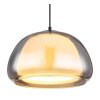 Illuminazione Globo Lighting Jella Lampadario a sospensione Nero, 1-Luce