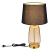 Illuminazione Globo Lighting Classy Lampada da tavolo Ambrato, Ottone, 1-Luce