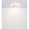 Illuminazione Globo Lighting Invertina Plafoniera LED Argento, 1-Luce, Telecomando