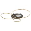 Illuminazione Globo Lighting Invertina Plafoniera LED Antracite, Oro, 1-Luce, Telecomando