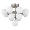 Illuminazione Globo Lighting Grappy Plafoniera Nichel opaco, 13-Luci