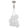 Illuminazione Globo Lighting Ballgi Lampadario a sospensione Nichel opaco, 9-Luci