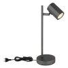 Illuminazione Globo Lighting James Lampada da tavolo Grigio, 1-Luce