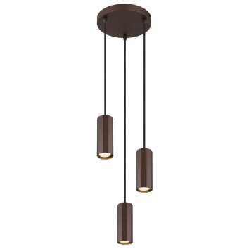 Illuminazione Globo Lighting James Lampadario a sospensione Bronzo, 3-Luci