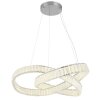 Illuminazione Globo Lighting Mucky Lampadario a sospensione LED Cromo, 1-Luce, Telecomando