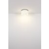 Illuminazione Globo Lighting Klunka Plafoniera LED Cromo, 1-Luce, Telecomando