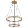 Illuminazione Globo Lighting Blondie Lampadario a sospensione LED Oro, 1-Luce, Telecomando