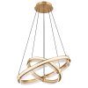 Illuminazione Globo Lighting Blondie Lampadario a sospensione LED Oro, 1-Luce, Telecomando