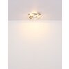 Illuminazione Globo Lighting Pikara Plafoniera LED Aspetto del legno, Nero, 1-Luce