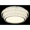 Illuminazione Globo Lighting Klara Plafoniera LED Cromo, 1-Luce, Telecomando