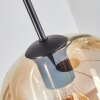 Soutinho Lampadario a sospensione, Lampada a sfera Ambrato, Chiaro, 4-Luci