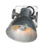 Illuminazione Steinhauer Gearmetal Applique, Faretto da parete Argento Brunito, 1-Luce