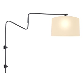 Illuminazione Steinhauer Linstrøm Applique Nero, 1-Luce