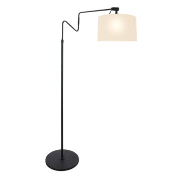 Illuminazione Steinhauer Linstrøm Lampada da terra Nero, 1-Luce