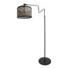 Illuminazione Steinhauer Linstrøm Lampada da terra Nero, 1-Luce