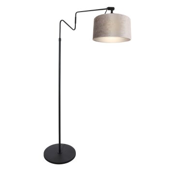 Illuminazione Steinhauer Linstrøm Lampada da terra Nero, 1-Luce