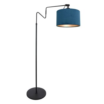 Illuminazione Steinhauer Linstrøm Lampada da terra Nero, 1-Luce