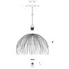 Illuminazione Steinhauer Grass Lampada a sospensione Nero, 1-Luce