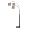 Illuminazione Steinhauer Light Lampada da terra Nero, 3-Luci