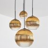 Koyoto Lampadario a sospensione, Lampada a sfera, Lampada a sospensione Oro, Chiaro, 4-Luci