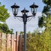 Loria Illuminazione esterna, Lampione multibraccia, Illuminazione viale Nero, 3-Luci