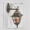 Chatelain Illuminazione esterna, Lampada da parete per esterno Oro, Nero, 1-Luce