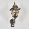 Chatelain Illuminazione esterna, Lampada da parete per esterno Oro, Nero, 1-Luce, Sensori di movimento