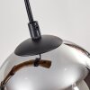 Koyoto Lampadario a sospensione, Lampada a sfera, Lampada a sospensione Écru, Nero, 4-Luci