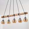 Koyoto Lampadario a sospensione, Lampada a sfera, Lampada a sospensione Écru, Nero, 5-Luci