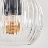 Koyoto Lampadario a sospensione, Lampada a sfera, Lampada a sospensione Écru, Nero, 5-Luci