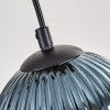 Koyoto Lampadario a sospensione, Lampada a sfera, Lampada a sospensione Écru, Nero, 5-Luci