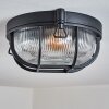 Godel Plafoniera da esterno, Plafoniera Nero, 1-Luce