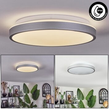 Stenaljung Plafoniera, Panel LED Argento, 1-Luce