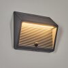 Pedreiras Lampada da parete per esterno, Lampada solare, Applique LED Antracite, 1-Luce, Sensori di movimento