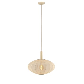 Illuminazione Lucide CORINA Lampada a sospensione Beige, 1-Luce