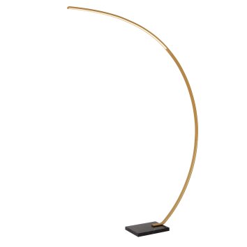 Illuminazione Lucide CURVE Lampada da terra LED Nero, 1-Luce