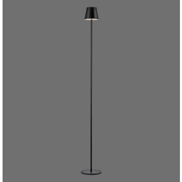 Illuminazione Leuchten Direkt EURIA Lampada da terra LED Nero, 1-Luce