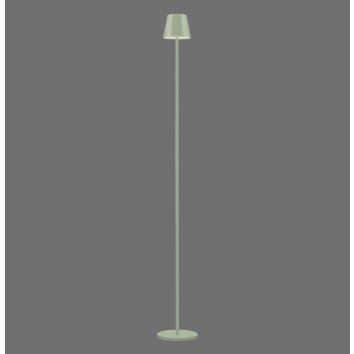 Illuminazione Leuchten Direkt EURIA Lampada da terra LED Verde, 1-Luce