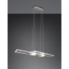 Illuminazione Trio Leuchten ALBANY Lampada a sospensione LED Nichel opaco, 1-Luce, Telecomando