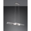 Illuminazione Trio Leuchten ALBANY Lampada a sospensione LED Nichel opaco, 1-Luce, Telecomando