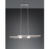 Illuminazione Trio Leuchten ALBANY Lampada a sospensione LED Nichel opaco, 1-Luce, Telecomando